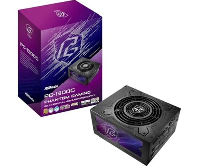 ASRock Phantom Gaming PG-1300G PC-netvoeding 1300 W ATX 80 Plus Gold