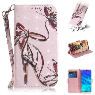 3D gekleurde tekening Butterfly hoge hakken schoenen patroon horizontale Flip lederen case voor Huawei P Smart + 2019/Enjoy 9s/Honor 10i/Honor 20i/Hon 3D gekleurde tekening Butterfly hoge hakken schoenen patroon horizontale Flip lederen case voor Huawei P Smart + 2019/Enjoy 9s/Honor 10i/Honor 20i/Hon