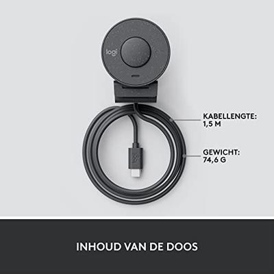 Logitech BRIO 300 Full HD-webcam 1920 x 1080 Pixel Klemhouder