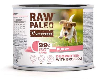 VETEXPERT Raw Paleo Duoprotein Pork & Lamb Puppy - natvoer voor honden - 200g