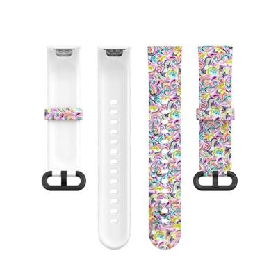 Siliconen band met print - Sierlijk design - Xiaomi Mi Watch Lite / Redmi Watch Siliconen band met print - Sierlijk design - Xiaomi Mi Watch Lite / Redmi Watch