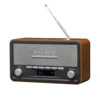 Denver DAB-18 Radio DAB+, VHF (FM) AUX Behuizing van echt hout Hout - thumbnail