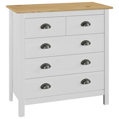 Dressoir Hill 79x40x80 cm massief grenenhout wit Dressoir Hill 79x40x80 cm massief grenenhout wit