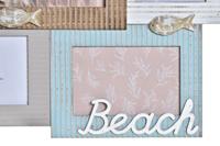 Fotolijsten DKD Home Decor Beach 46,5 x 2 x 44,5 cm Hout Zeeman - thumbnail