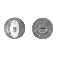 Hdd Pro WC Garnituur Rond Draairozas Inox Look - thumbnail