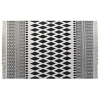 Tapijt DKD Home Decor Zwart Wit (160 x 250 x 0,7 cm) - thumbnail