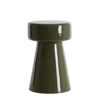 Light & Living Bijzettafel 'Dakwa' 29cm, kleur Olijfgroen