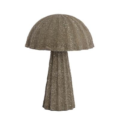 Light & Living Ruwe tafellampChristio Ø 29cm - donkergrijs - 8057321