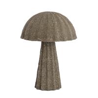 Light & Living Ruwe tafellampChristio Ø 29cm - donkergrijs - 8057321 - thumbnail