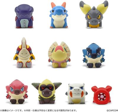 Monster Hunter Figure Builder Trading Figures 3 - 5 cm Finger Puppet Monster Hunter Vol. 2 (10)