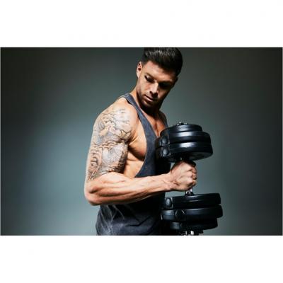 Dumbellset 30 kg Kunststof