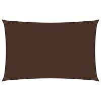 Zonnescherm rechthoekig 2,5x5 m oxford stof bruin - thumbnail