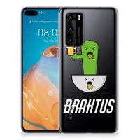 Huawei P40 Telefoonhoesje met Naam Braktus - thumbnail