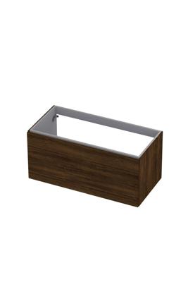 Onderkast INK 1 lade softclose met greep hout decor 100 cm x 48 cm x 45 cm Koper eiken 1258024