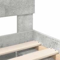 Bedframe Concerte Grijs 90 x 190 cm Massief grenenhout - thumbnail