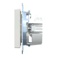 Merten MEG2301-0319 Wandcontactdoos met randaarde Inzetstuk System M, 1-M, M-Smart, M-Plan, M-Creativ Polar-wit (glanzend) 1 stuk(s) - thumbnail