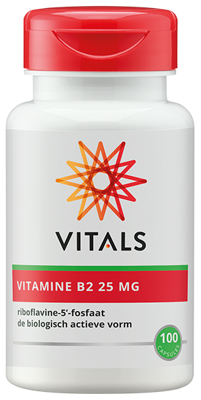 Vitals Vitamine B2 25mg Capsules Vitals Vitamine B2 25mg Capsules