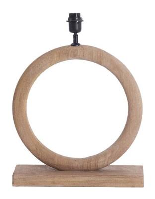 Light & Living Tafellamp 'Nubia' Mangohout, 44cm, kleur Naturel (excl. kap)