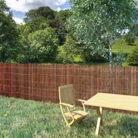 VidaXL Tuinscherm 300x100 cm wilgenhout - thumbnail