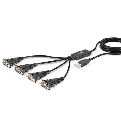 LINDY USB-kabel USB-A stekker, VGA-stekker 9-polig 0.94 m Zwart 42675 LINDY USB-kabel USB-A stekker, VGA-stekker 9-polig 0.94 m Zwart 42675