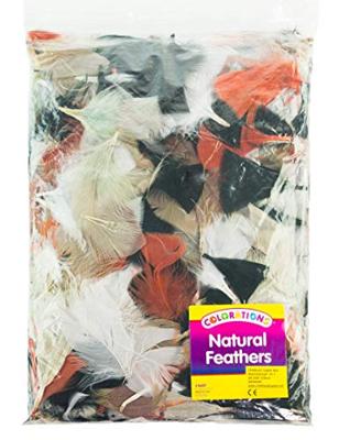 Colorations - naturlijke veren 85 gram, 750st.