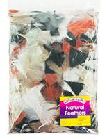 Colorations - naturlijke veren 85 gram, 750st. - thumbnail