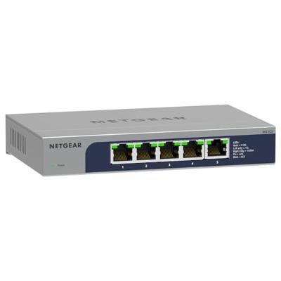 NETGEAR MS105 Netwerk switch RJ45 5 poorten 2.5 GBit/s NETGEAR MS105 Netwerk switch RJ45 5 poorten 2.5 GBit/s