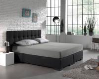 Dreamhouse Dubbel Jersey 220 gr. Hoeslaken Grijs 190/200 x 220/230 cm - thumbnail