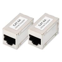 Digitus DN-93905-2 Digitus CAT 6A modulaire koppeling, afgeschermd - 2 stuks DN-93905-2 RJ45, behuizing (koppeling) Aantal polen (sensoren) 8 Zilver 2 stuk(s) - thumbnail