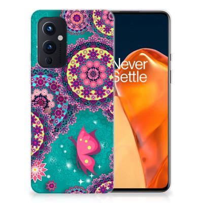 OnePlus 9 | Hoesje maken | Cirkels en Vlinders OnePlus 9 | Hoesje maken | Cirkels en Vlinders