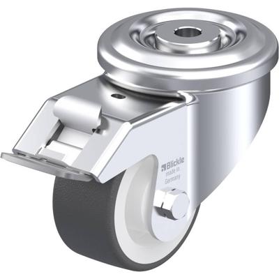 Blickle LKR-POTH 75R-FI Zwenkwiel met rem Wieldiameter: 75 mm Draagvermogen (max.): 200 kg 1 stuk(s)