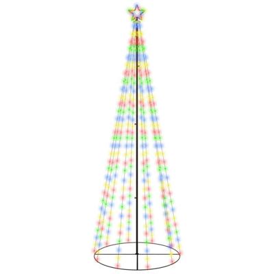 Kegelkerstboom 310 LED's 100x300 cm meerkleurig