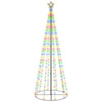 Kegelkerstboom 310 LED's 100x300 cm meerkleurig - thumbnail