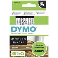 Labeltape dymo labelmanager d1 polyester 24mm wit - thumbnail