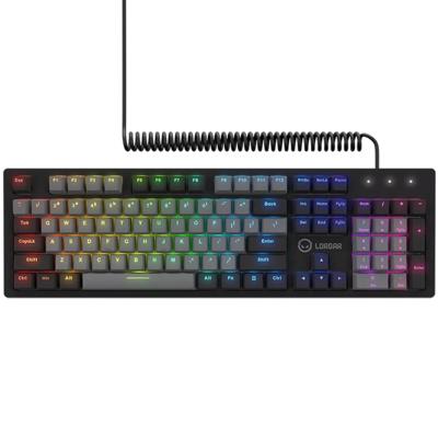 LORGAR azar 514, gaming toetsenbord (zwart, us lay-out, logar dream, rgb)