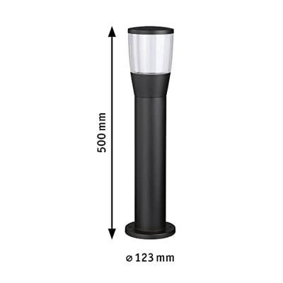Paulmann 94741 Bako Poller anthrazit Wegverlichting LED E14 Antraciet