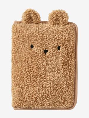 Sherpa hoes voor gezondheidsboekjes TEDDY BEAR beige