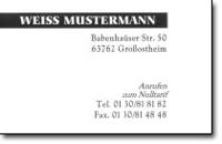 Decadry visitekaarten MicroLine ft 85 x 54 mm, 185 g/m², 180 kaartjes - thumbnail