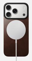 Nomad Magnetic Leather Case iPhone 17 Pro Rustic Brown Horween - thumbnail