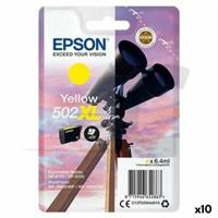 Originele inktcartridge Epson XP-5100 5105 WF2860DWF 2865DWF Nº 502XL Geel (10 Stuks) - thumbnail