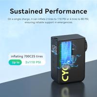 Cycplus Elektrische accupomp as2 ultra - zwart - thumbnail