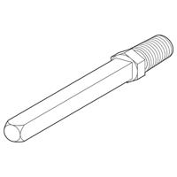 Wisselstift M12 8x80mm massief tbv Proline - thumbnail