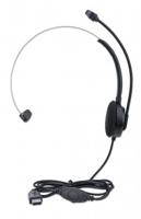 Manhattan Mono USB-Headset On-Ear kabelgebunden USB-A-Stecker Lautstärkeregelung schwarz Computer On Ear headset Kabel Mono Zwart Volumeregeling, Microfoon - thumbnail