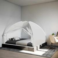 VidaXL Klamboe met deuren mongolia 220 gaas 200x180x135 cm wit - thumbnail