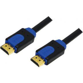 LogiLink HDMI Aansluitkabel HDMI-A-stekker, HDMI-A-stekker 2.00 m Zwart CHB1102 4K UHD HDMI-kabel