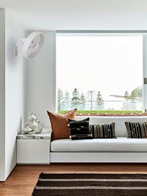 Lucci AIR Breeze Wandventilator 50 W (Ø) 460 mm Wit Zwenkbaar