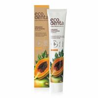 Ecodenta Tandpasta organic whitening papaja 75 Milliliter - thumbnail