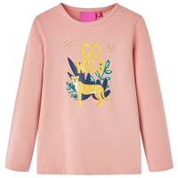 VidaXL Kindershirt met lange mouwen 140 lichtroze - thumbnail