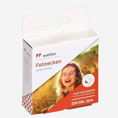 Fotohoeken walther design 10x18mm 250 stuks Fotohoeken walther design 10x18mm 250 stuks