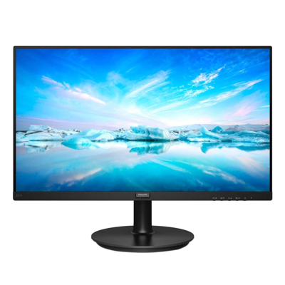 Philips Monitoren, 221V8/00-22 inch, FHD, 75 Hz, VA, Flicker Free, VESA (1920 x 1080, 200 CD/m², D-Sub, HDMI), zwart